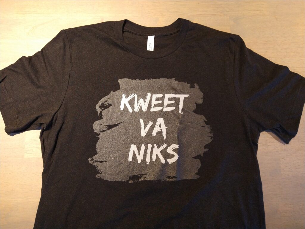 "kweet va niks" t-shirt